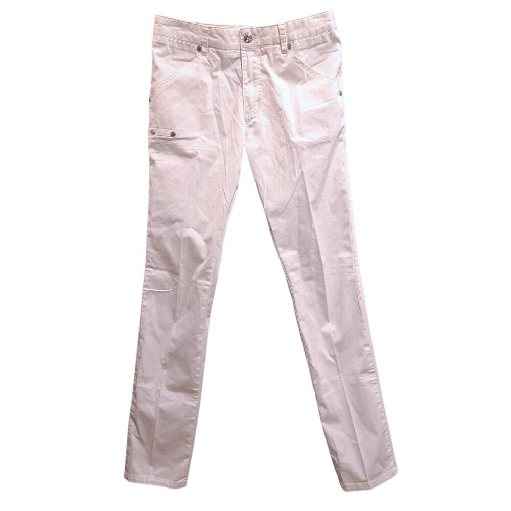 Mark & Lona Women Lightweight Golf Pants White Skull 29 (S)